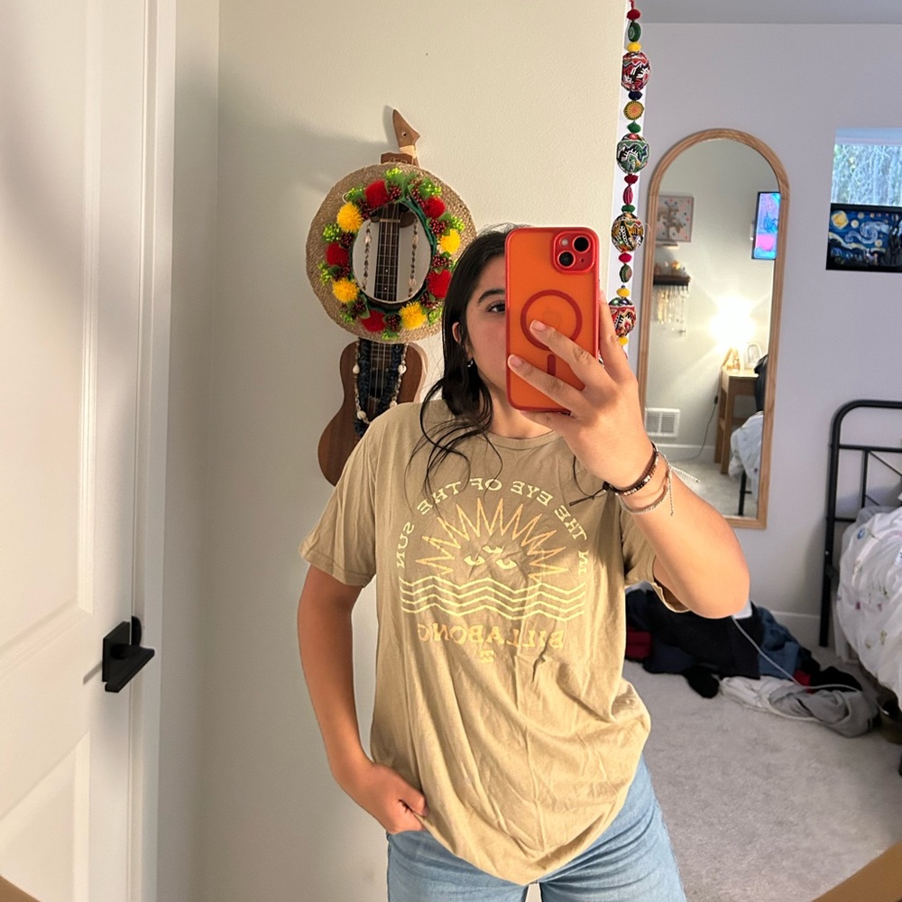 Billabong Beige Short Sleeve Tee